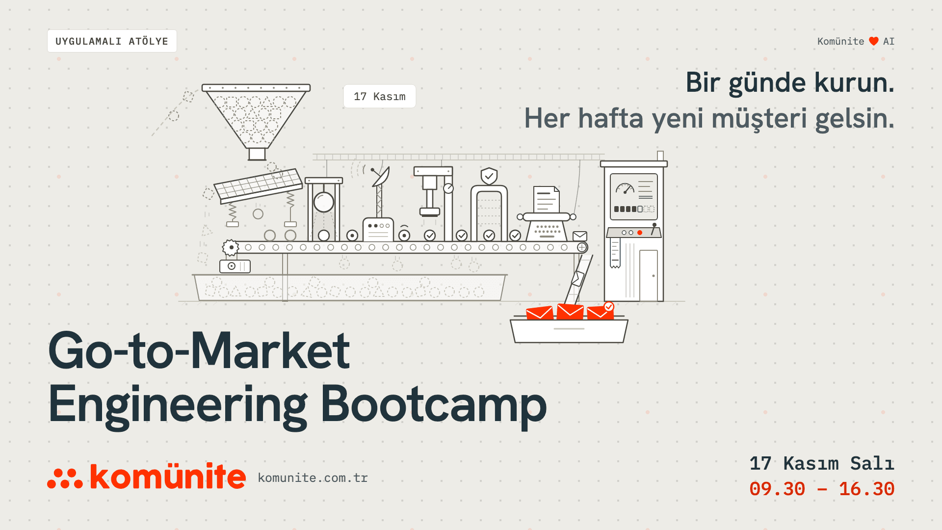 Go-to-Market Engineering Bootcamp destesinin ilk slaytı