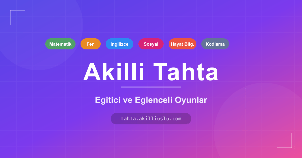 Akıllı Tahta Oyunları ekran görüntüsü