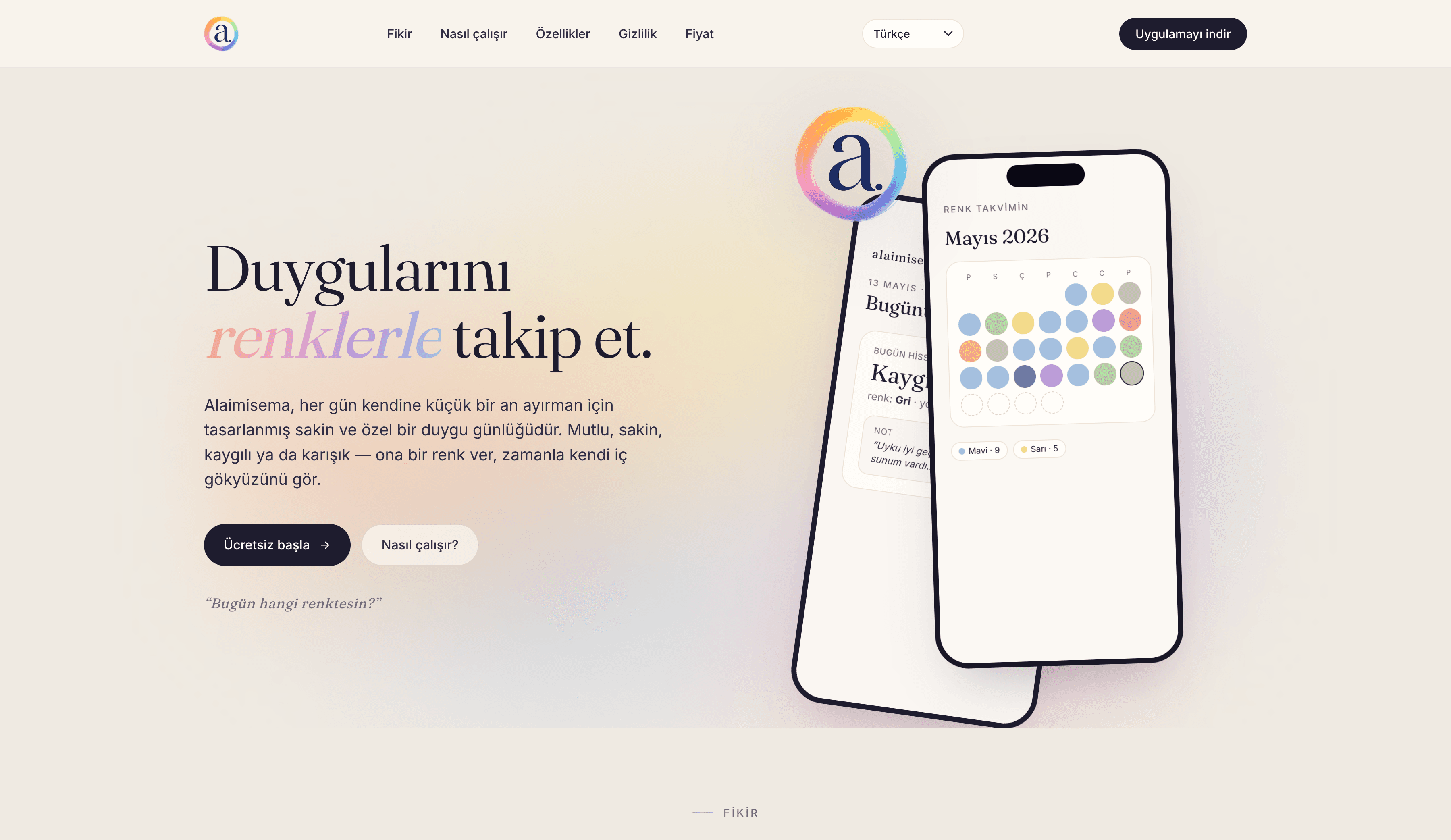 Alaimisema ekran görüntüsü