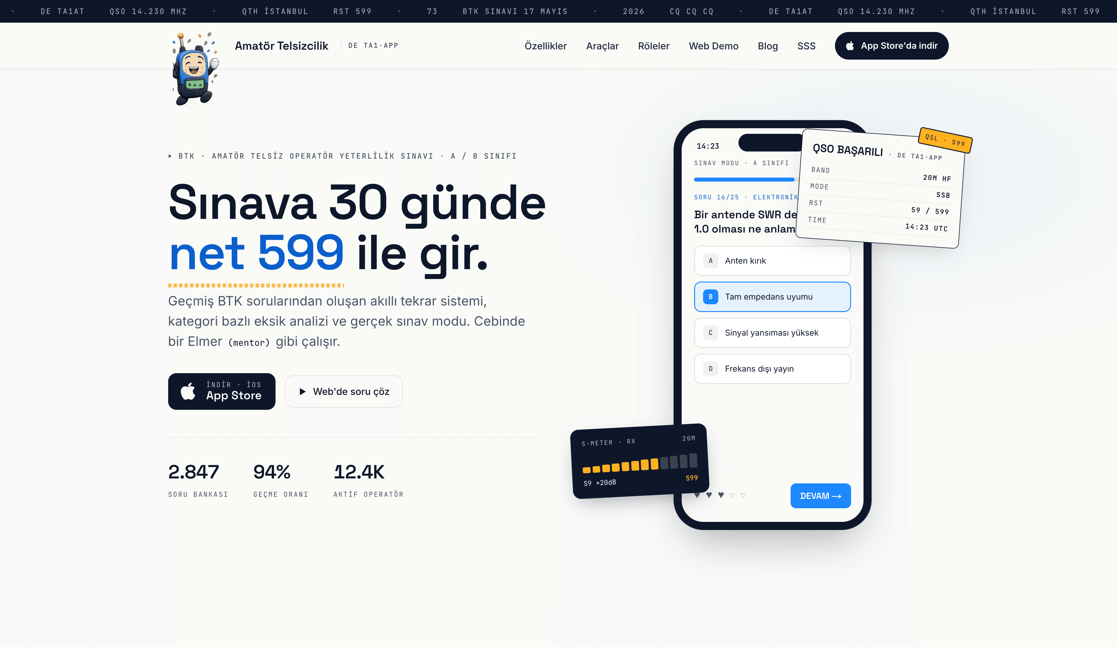 Amatör Telsizcilik App ekran görüntüsü