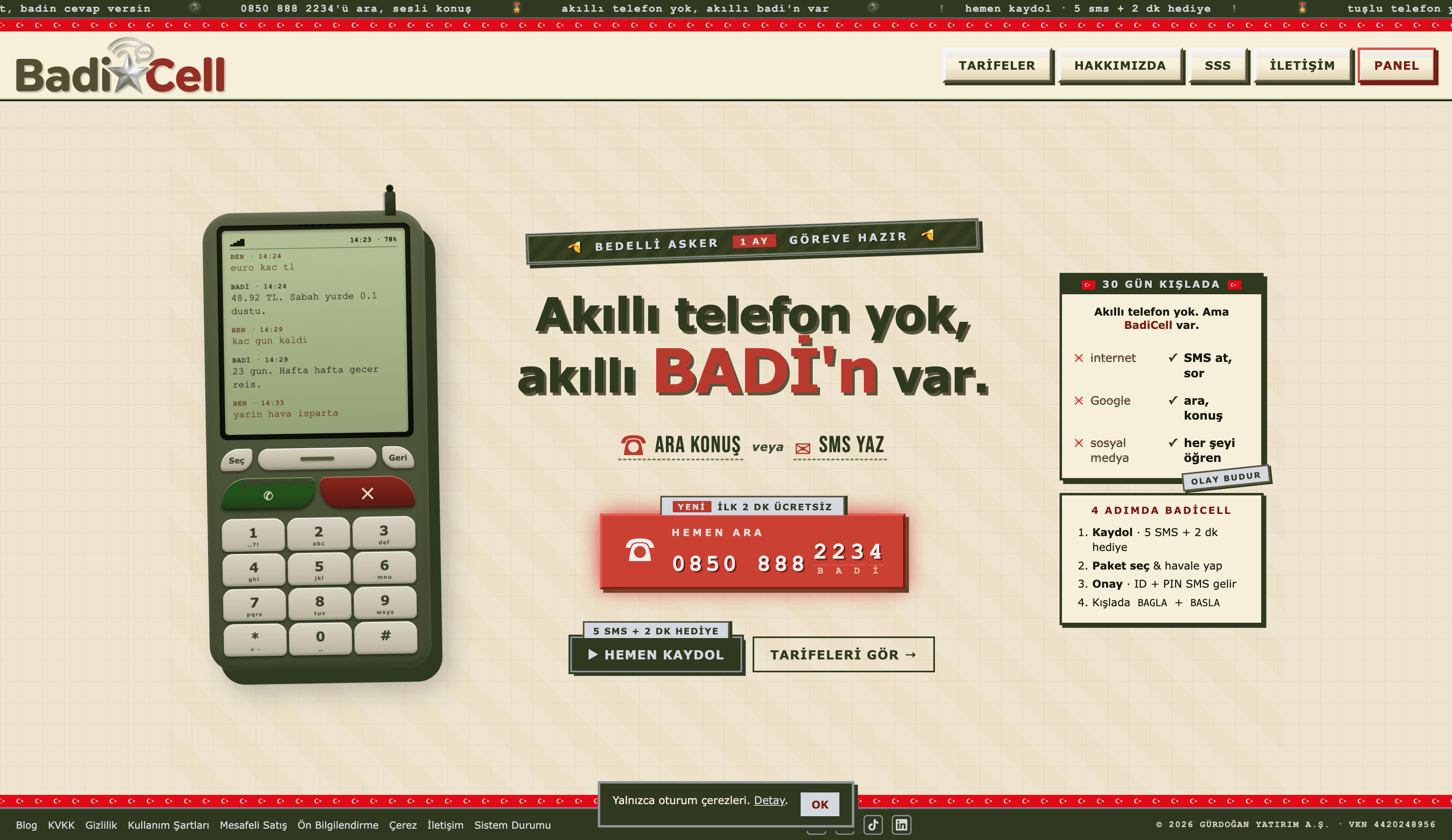 BadiCell ekran görüntüsü