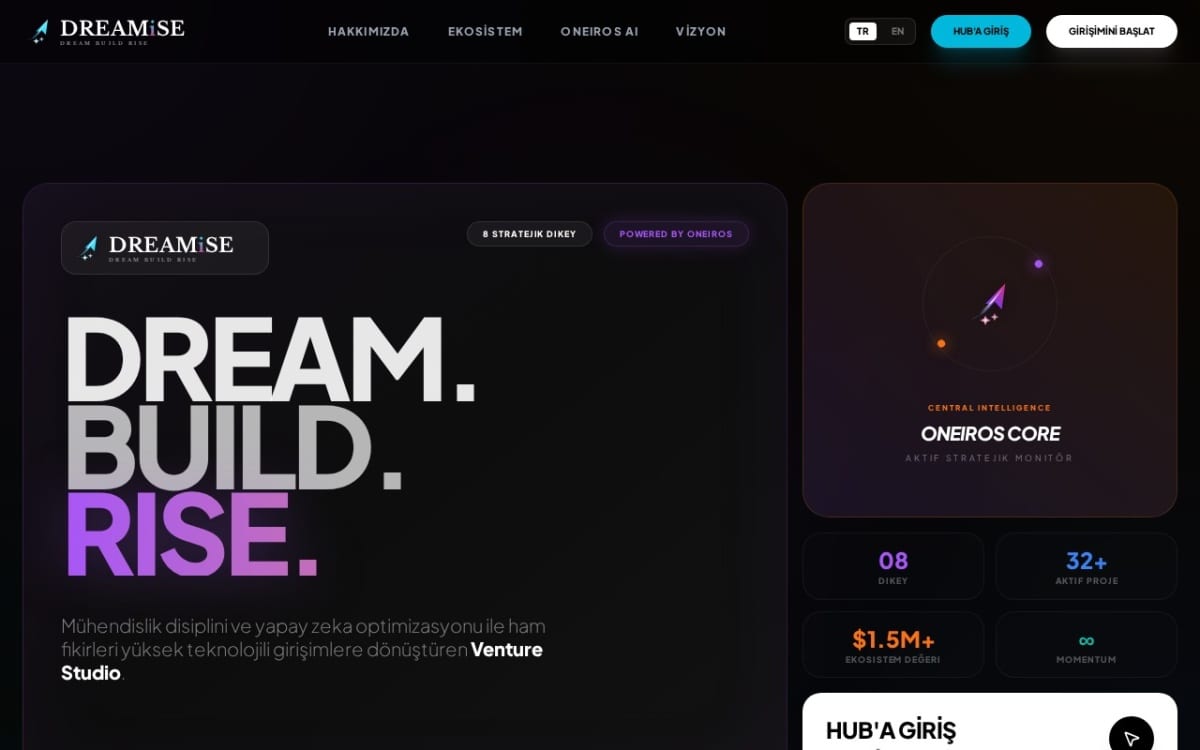 DreamiseHub ekran görüntüsü