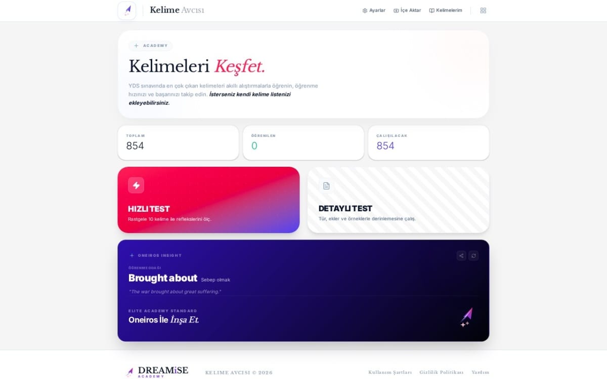 Kelime Avcısı ekran görüntüsü