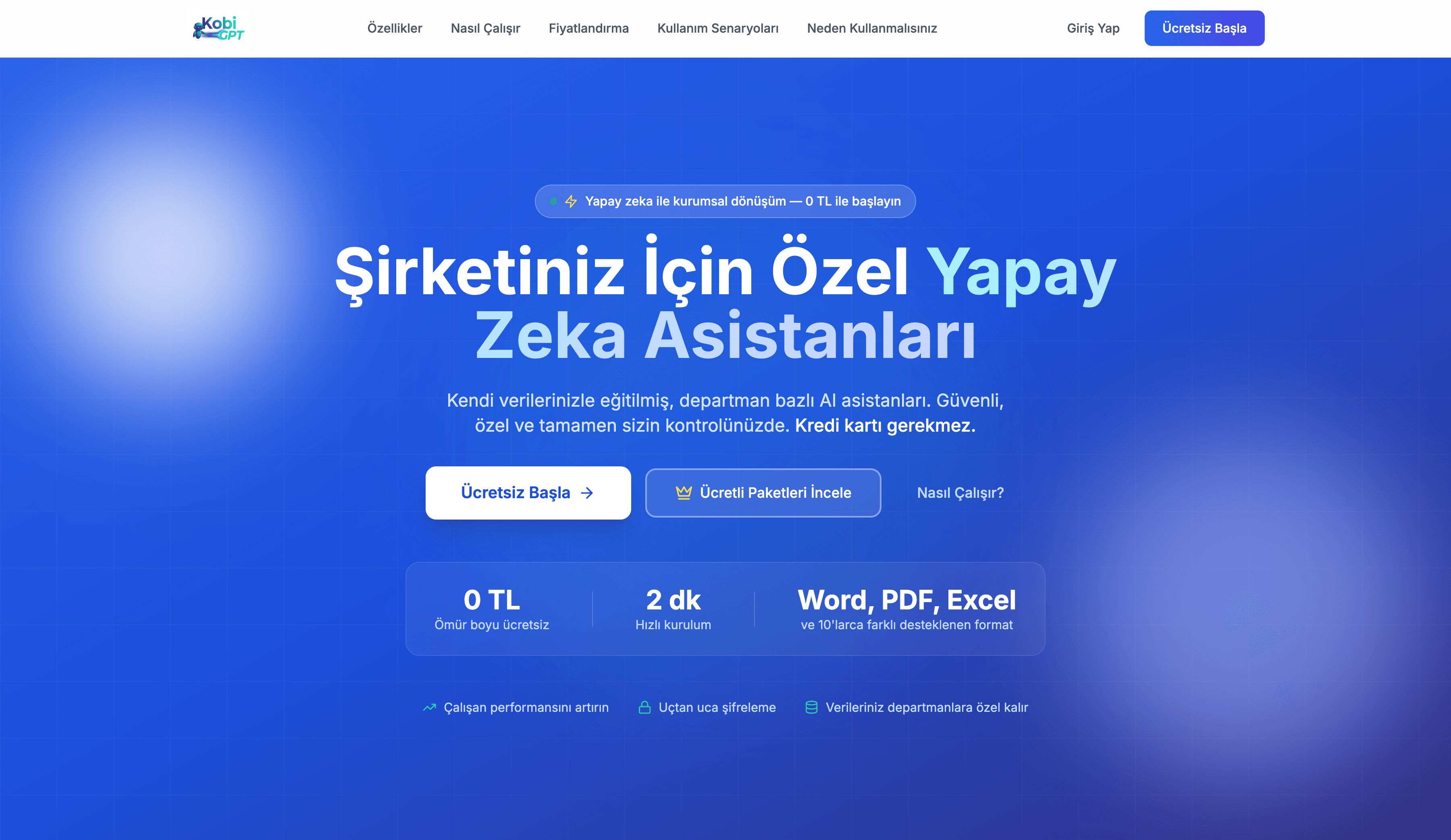 KobiGPT ekran görüntüsü