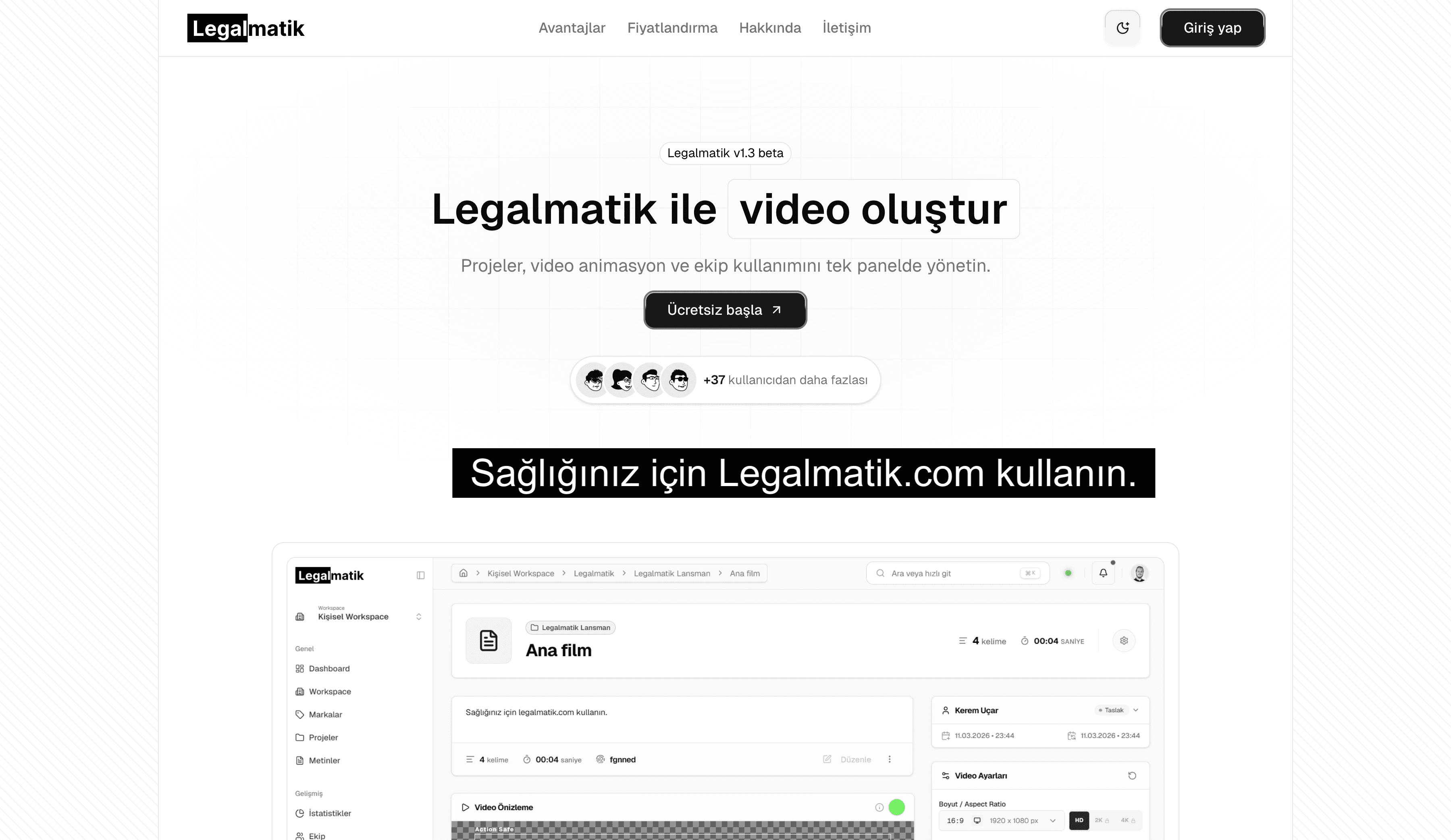 Legalmatik ekran görüntüsü